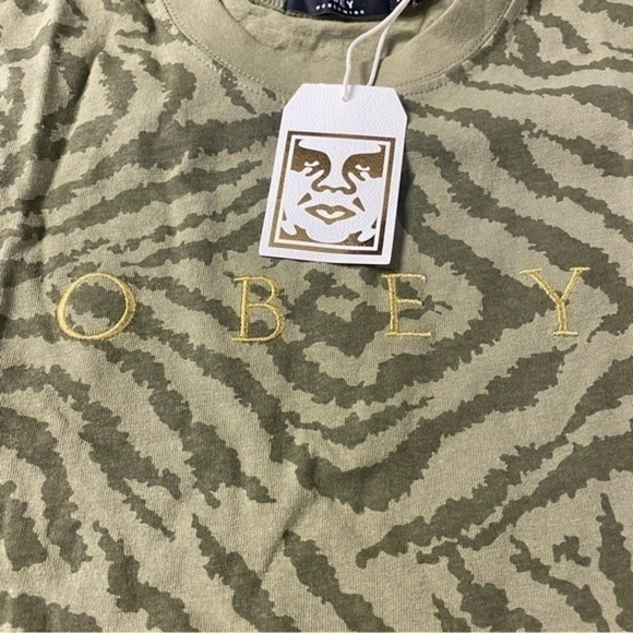 WOMENS Obey Mad River Crop Top size S - Picture 3 of 4